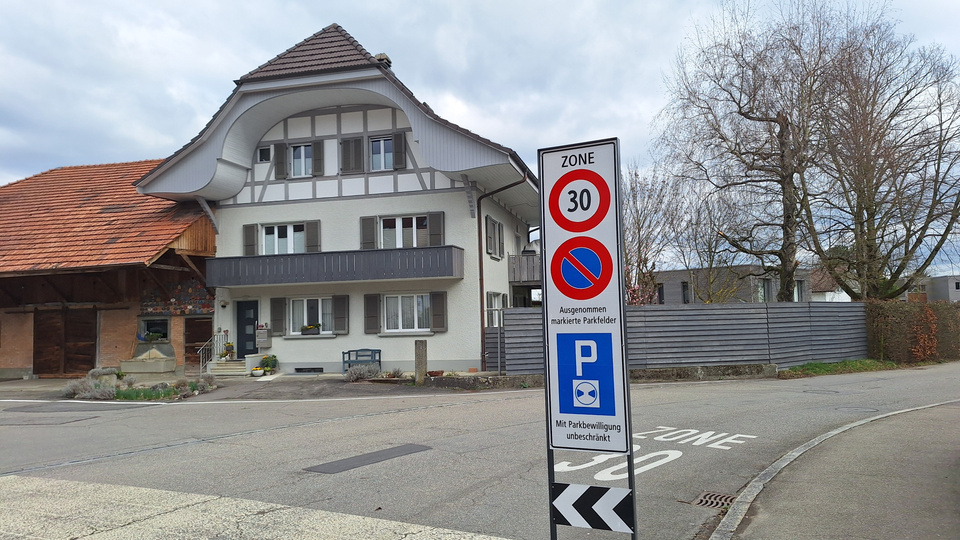 BlaueZone-Schild