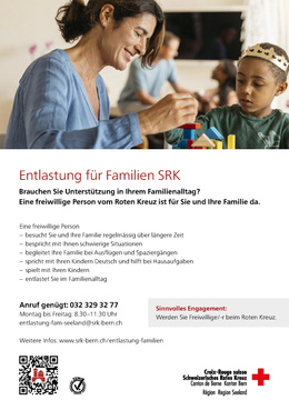 Schweizerisches Rotes Kreuz: Entlastung für Familien
