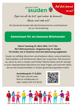20240323_-_Gemeinsam_fuer_ein_besseres_Miteinander Flyer "Gemeinsam für ein besseres Miteinander" mit QR-Code